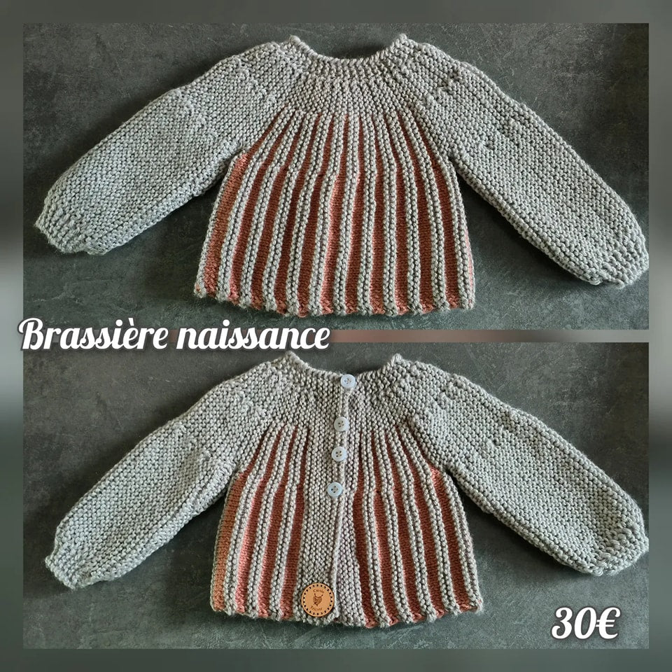 Brassière naissance – Cassie Tricote
