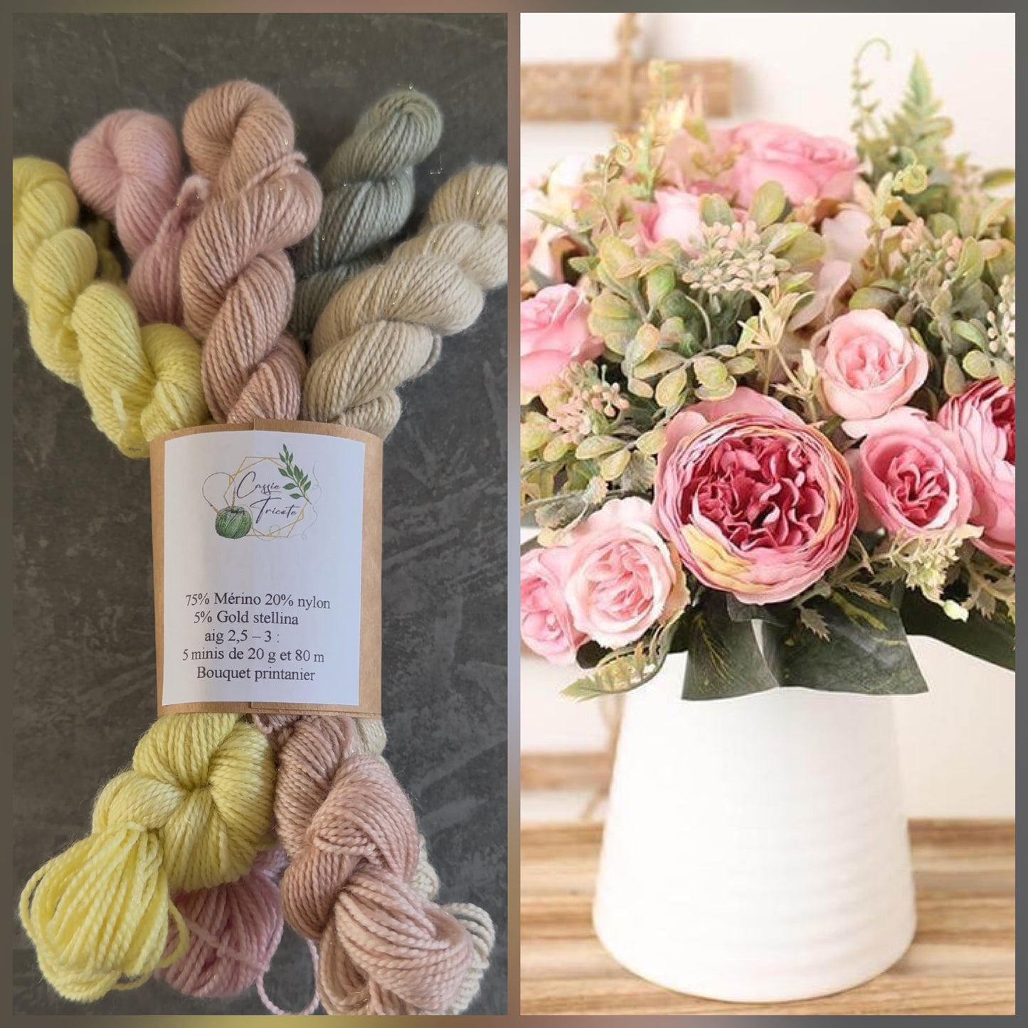 💐Bouquet printanier : fingering