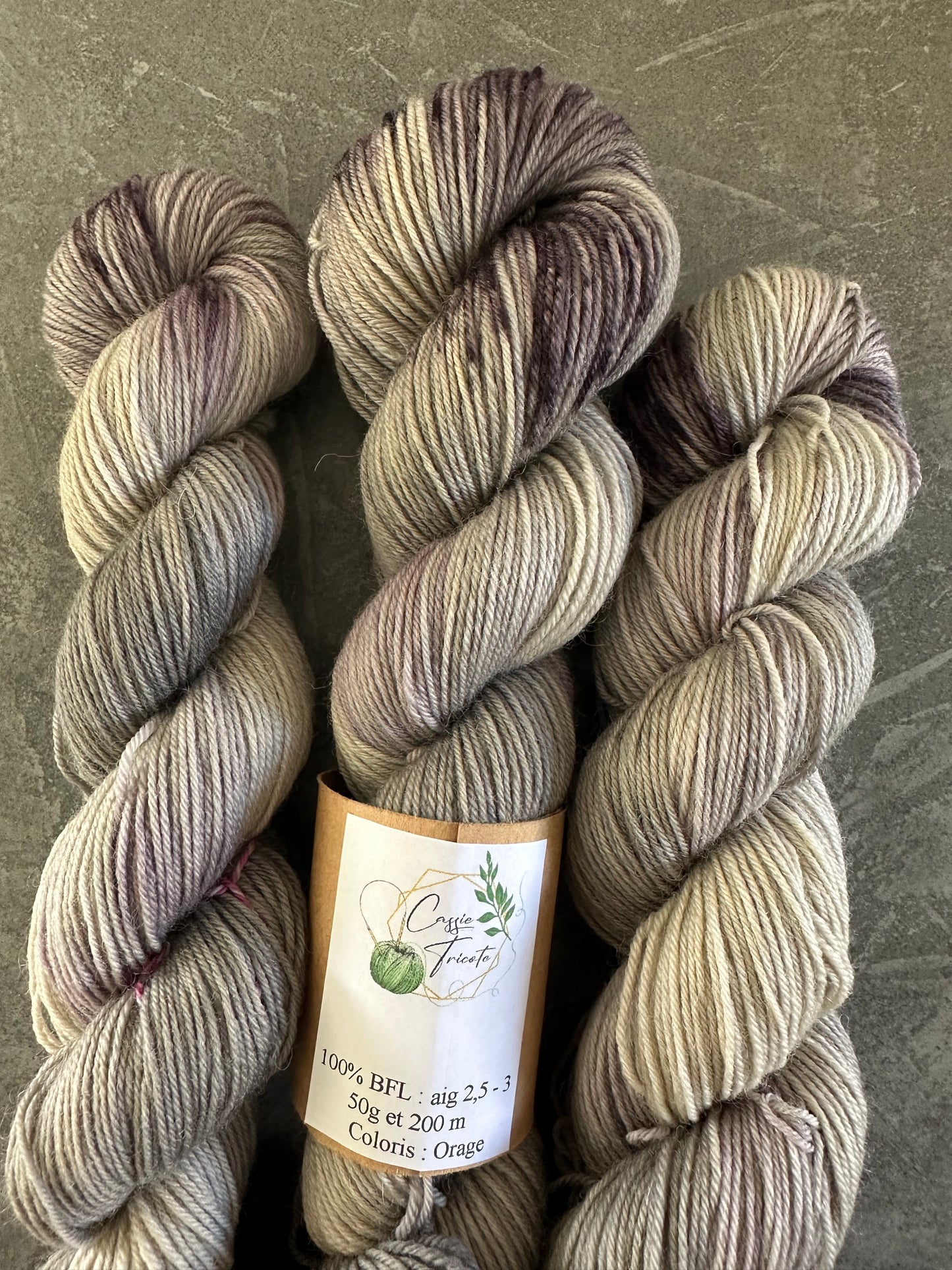 ⛈️Orage : 100% BFL : fingering