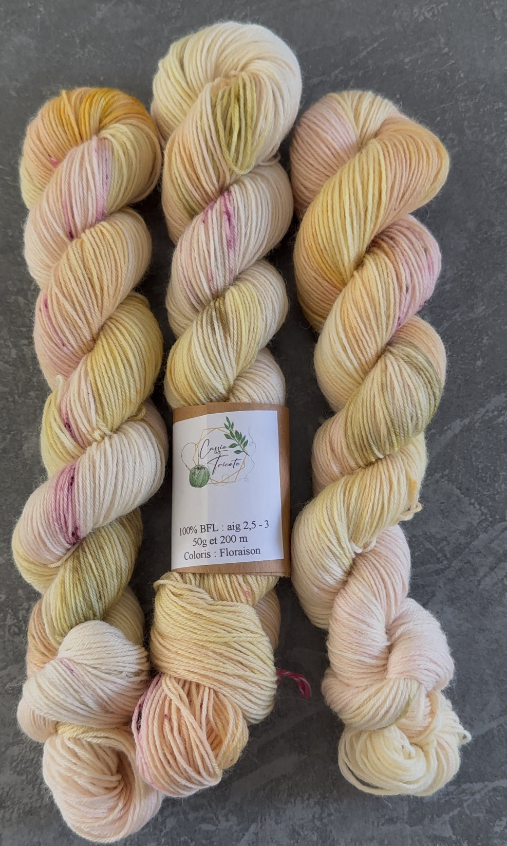 🌱🌸🌞Floraison : 100% BFL : fingering