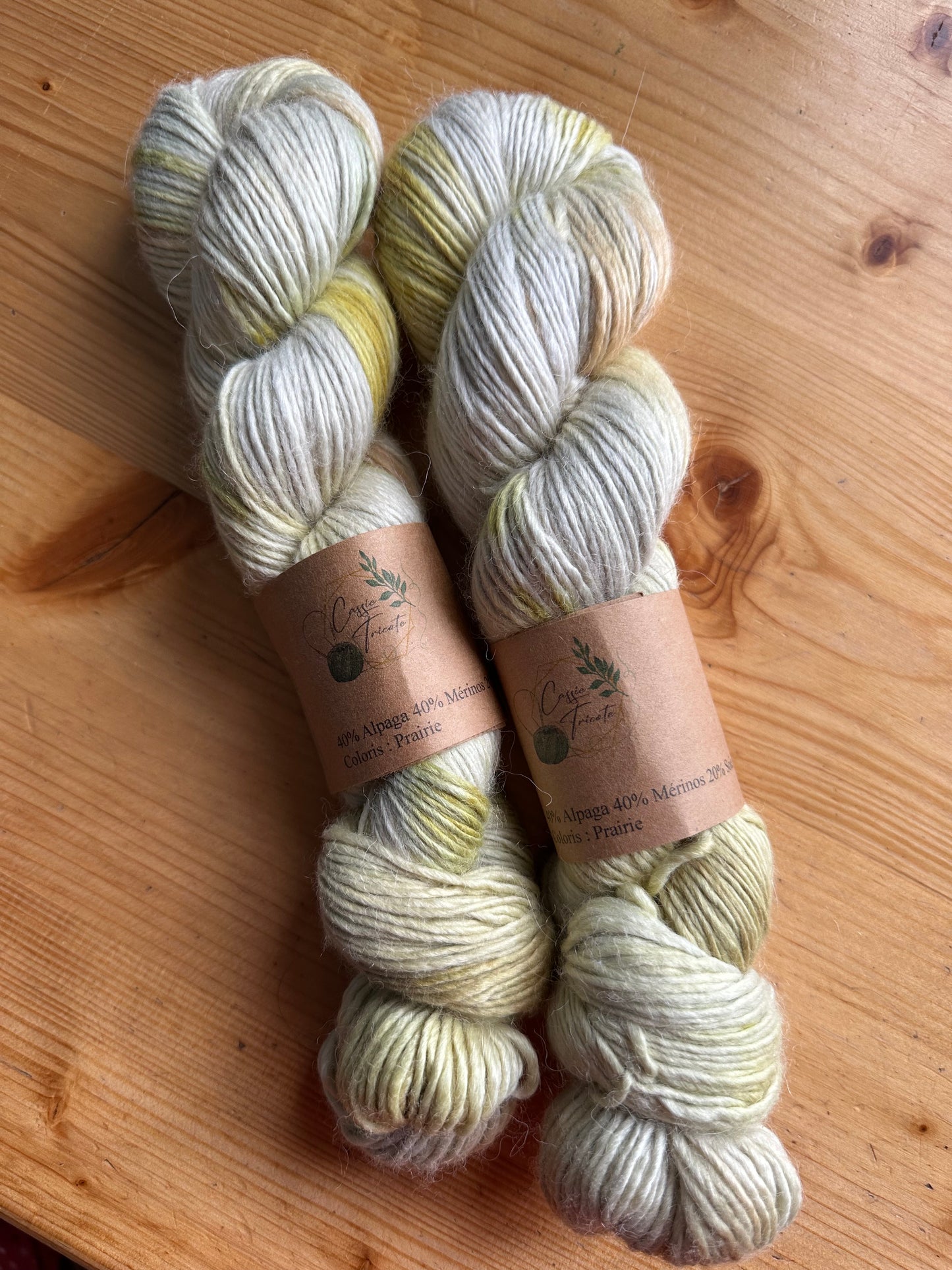 Prairie : DK : Alpaga, Mérinos, Soie