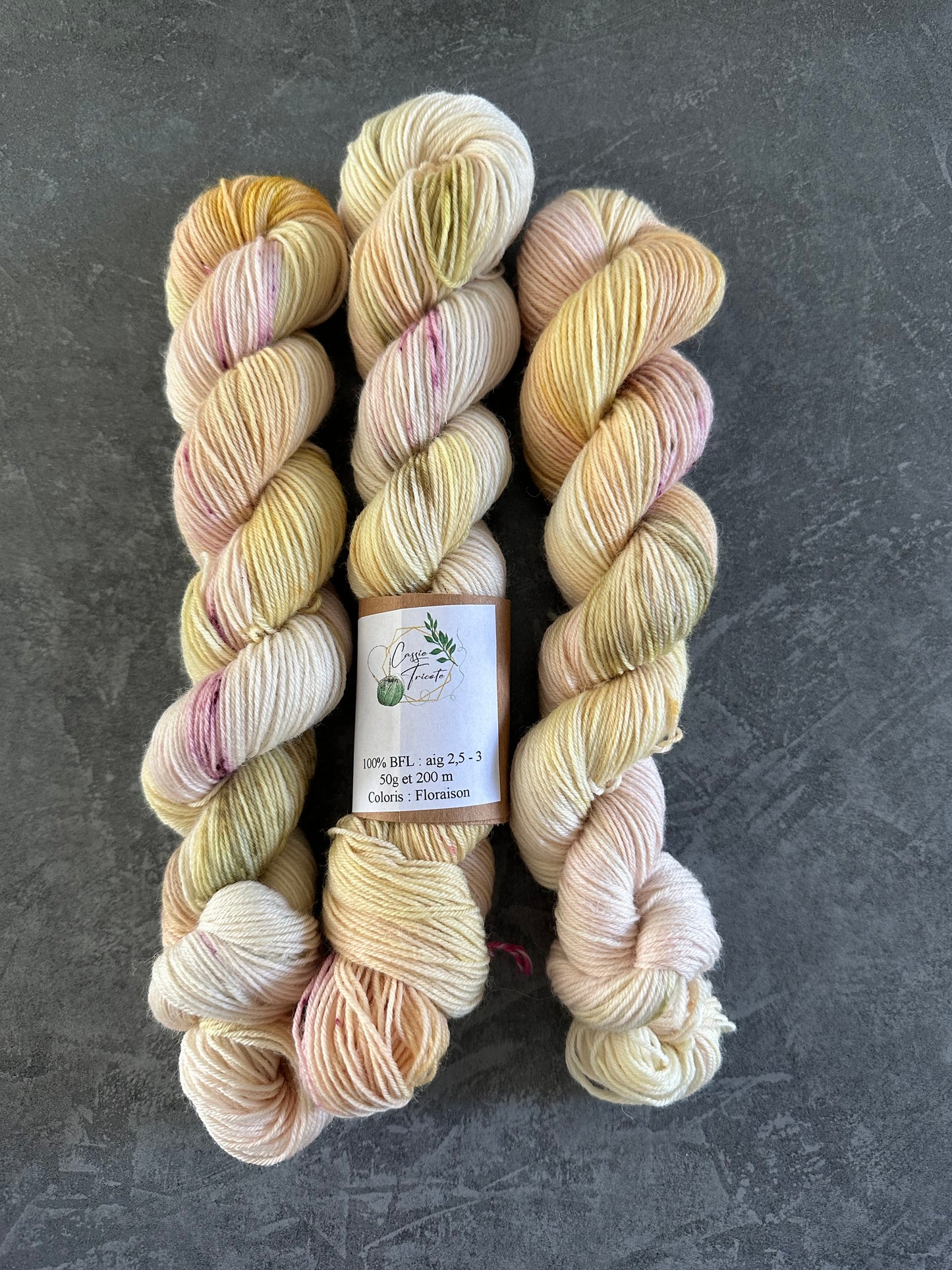 🌱🌸🌞Floraison : 100% BFL : fingering