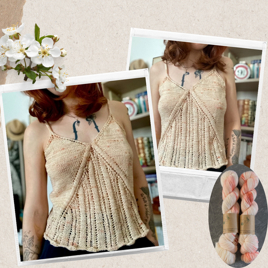 Flamingo Cami en Sel de l’Himalaya 🌿🧶