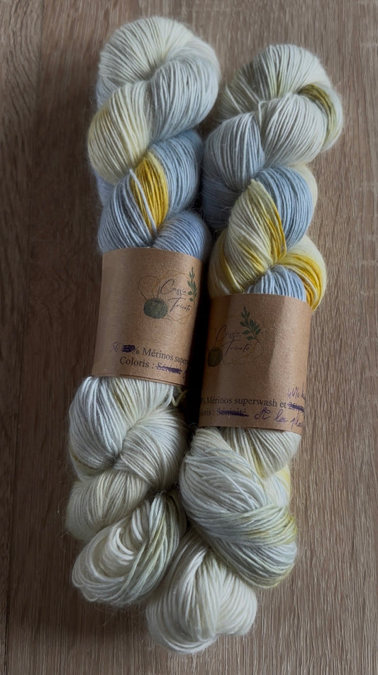 À la plage: Mérinos et kid mohair