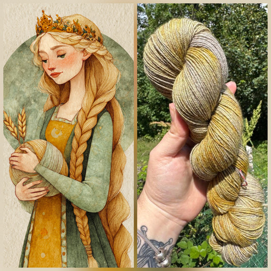 Sif : Déesse des moissons : Mérinos, yak, nylon