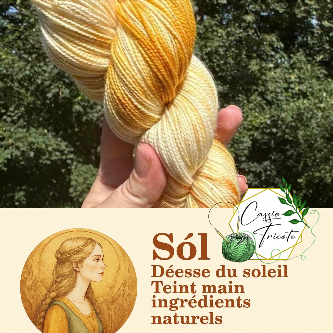 Sól: Déesse du soleil : Mérinos et nylon