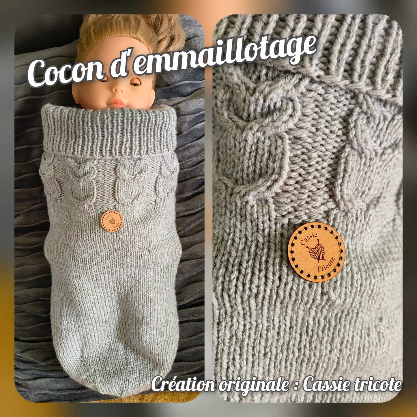 Cocon d'emmaillotage chouettes 🦉