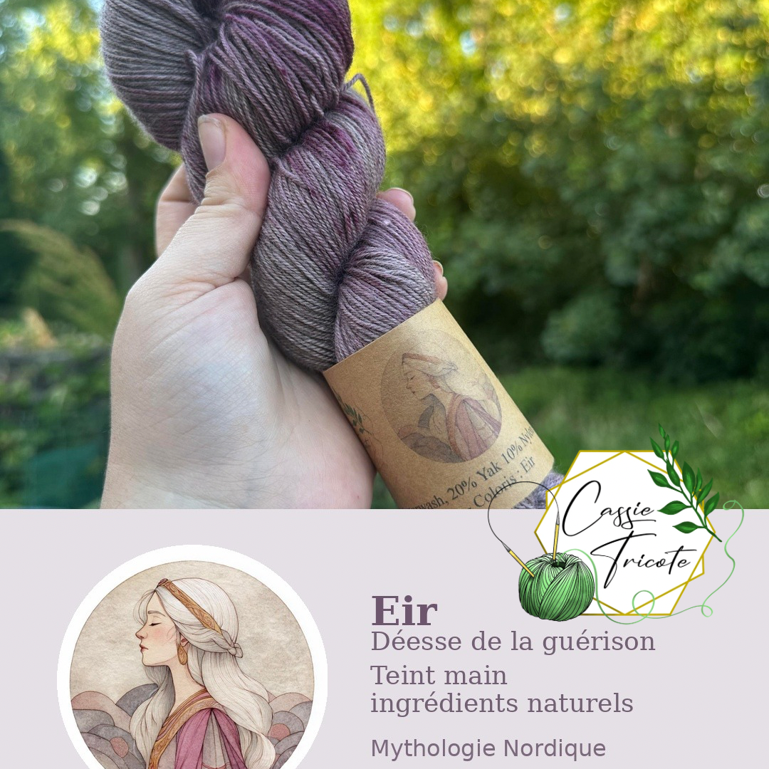 Eir: Déesse de la guérison : Mérinos, yak, nylon