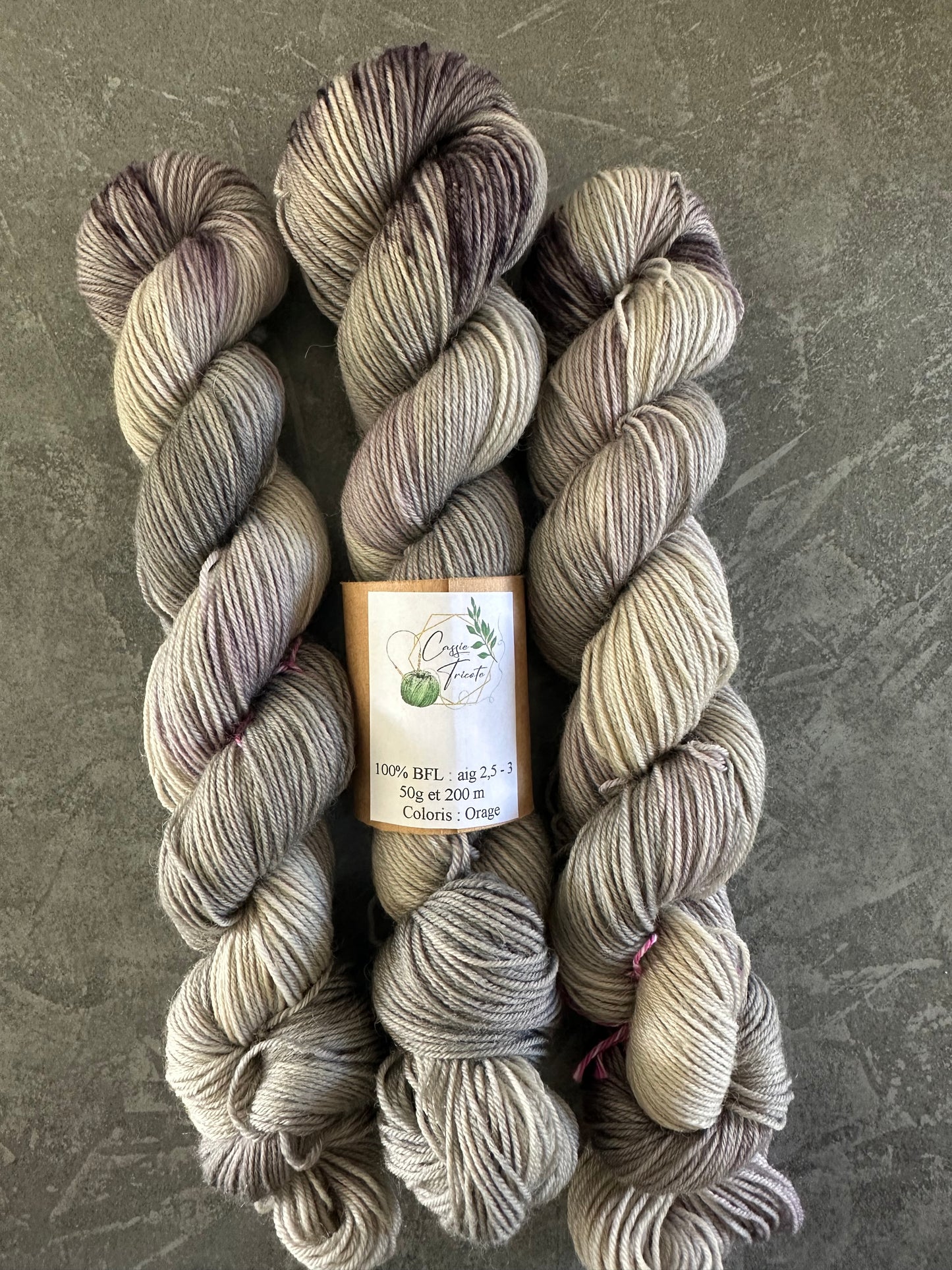 ⛈️Orage : 100% BFL : fingering