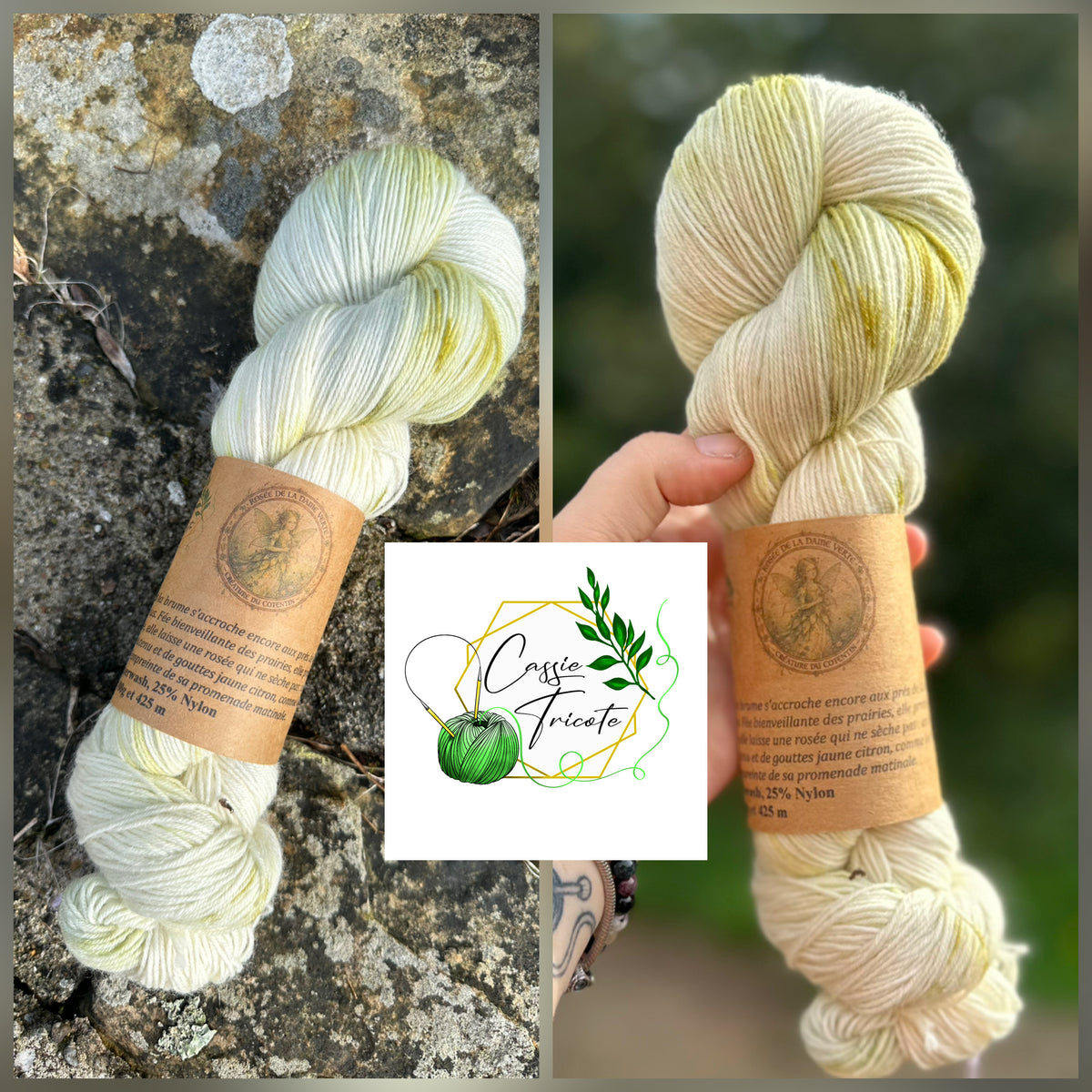🧚Rosée de la fée verte: BFL et nylon