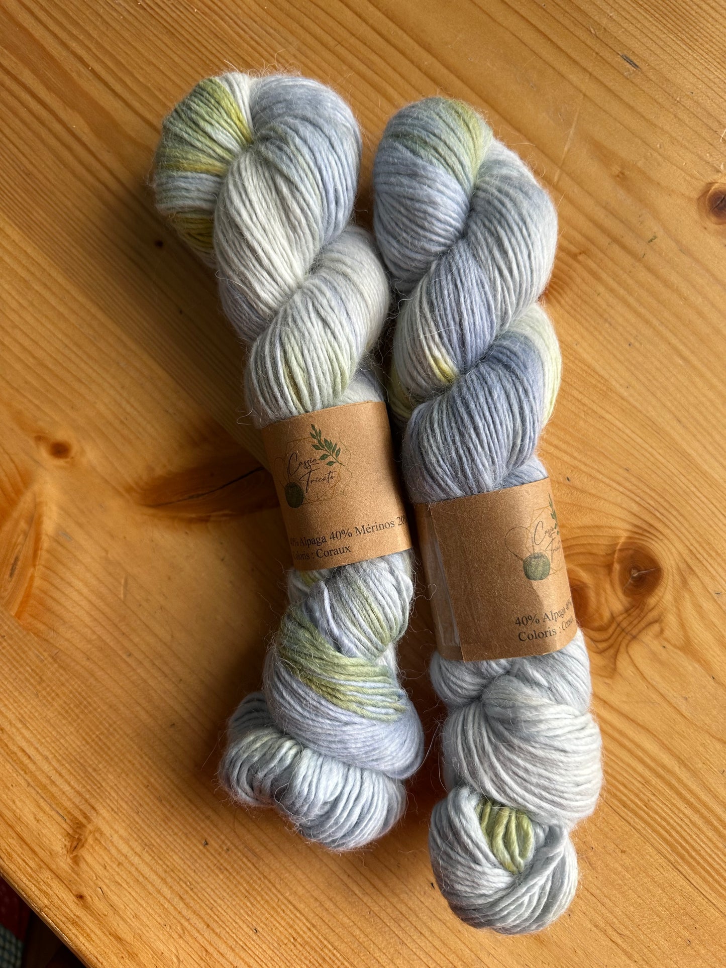 Coraux : DK : Alpaga, Mérinos, Soie