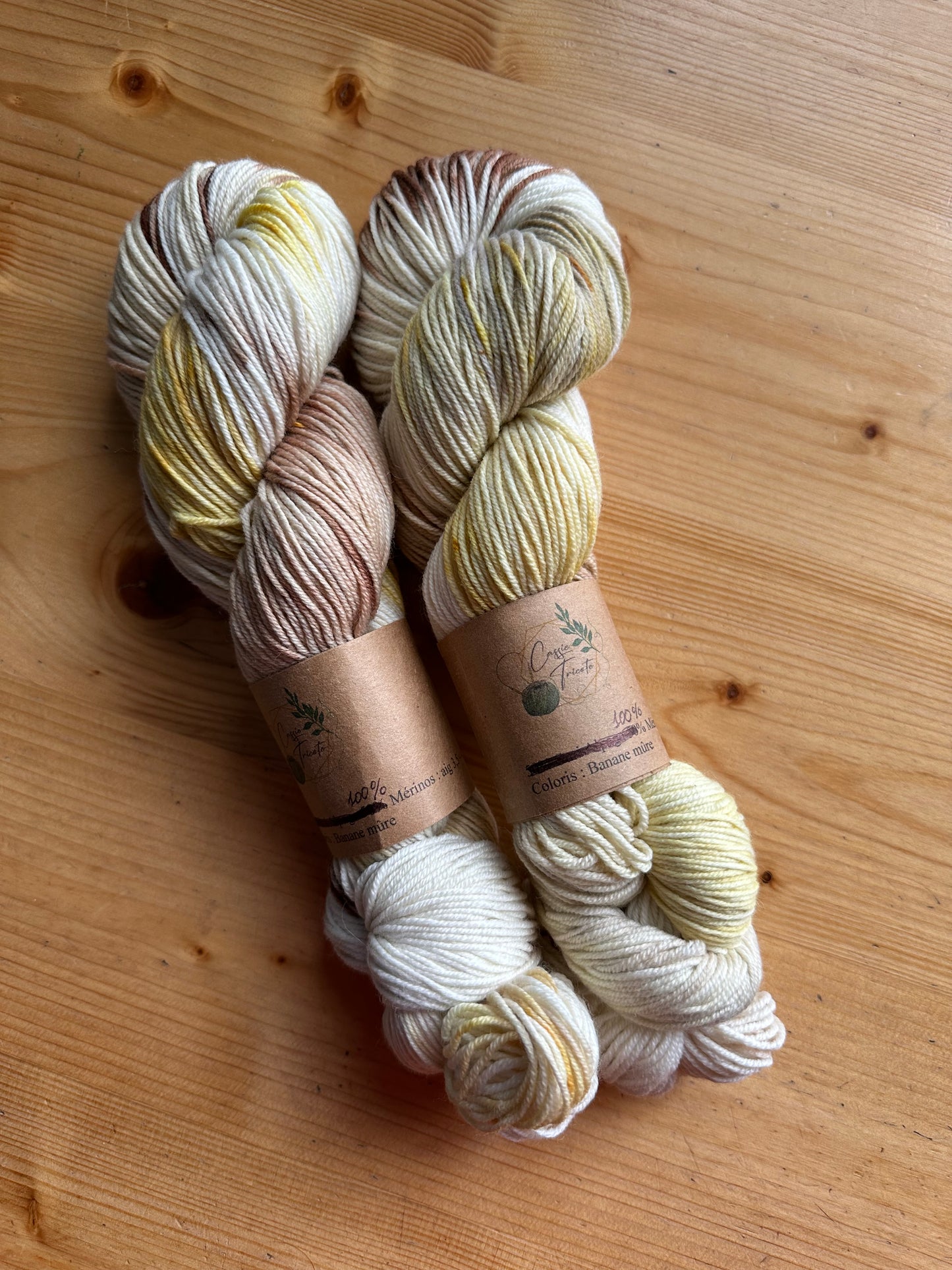 Banane mûre : DK : 100% Mérinos