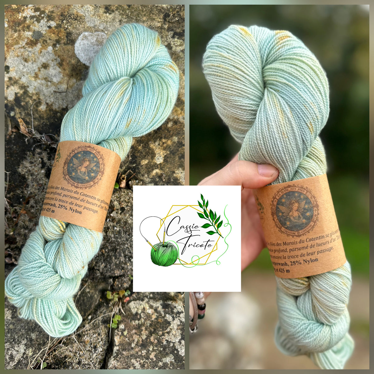 🧚🏻‍♂️La mare aux fées : Mérinos et nylon