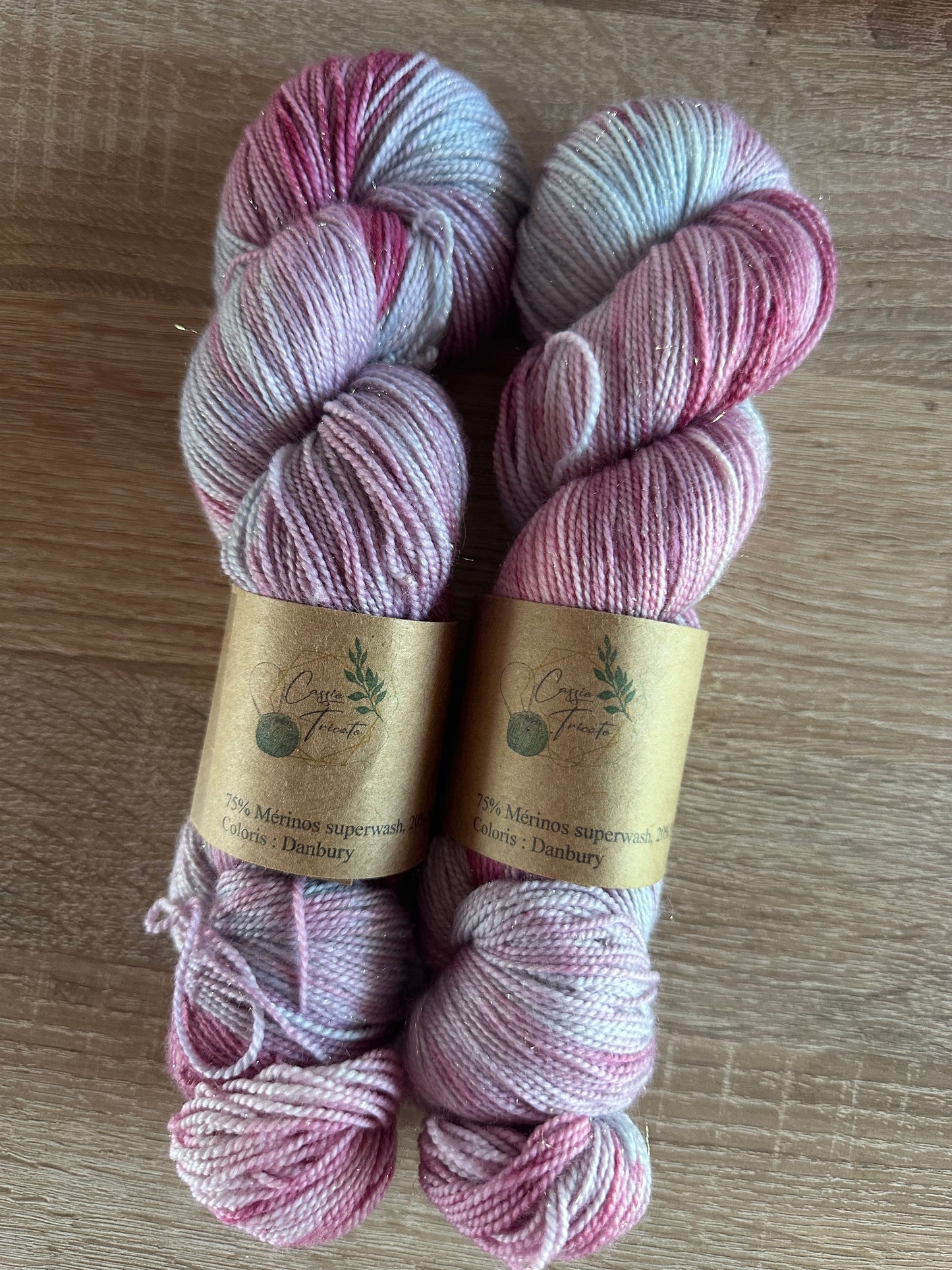 Danbury: Mérinos, nylon, Gold Stellina