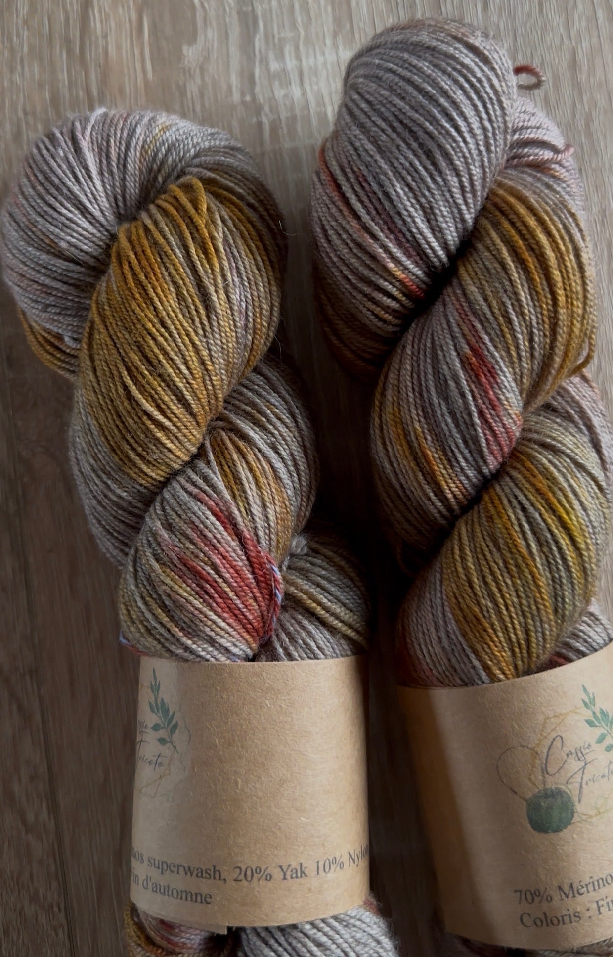 Fin d’automne : Mérinos, yak, nylon