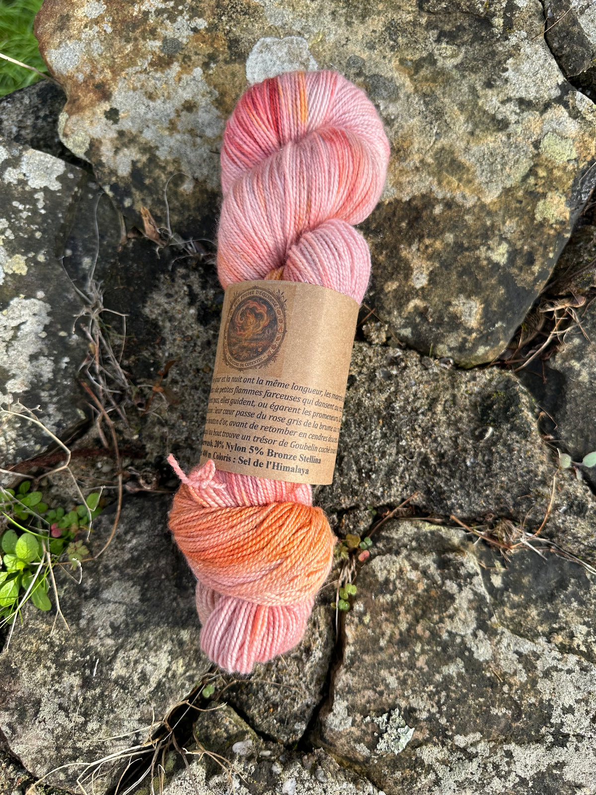 🔥Feu follet d’Équinoxe : Mérinos, nylon, et bronze stellina