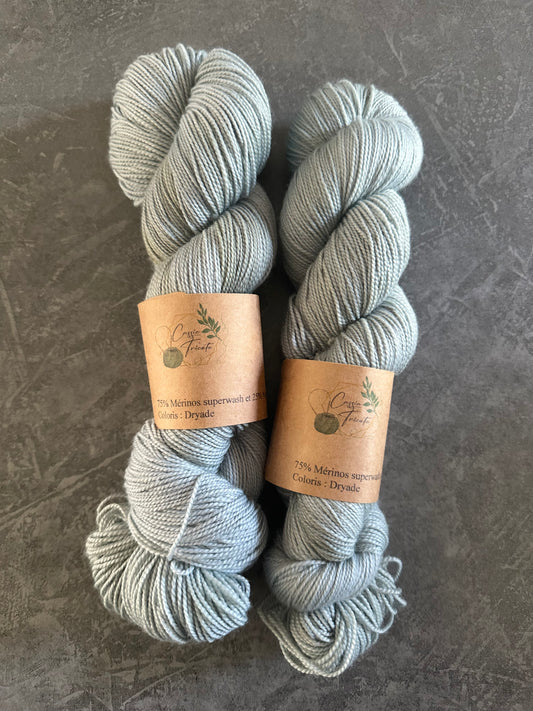 Dryade : Fingering : Mérinos et nylon