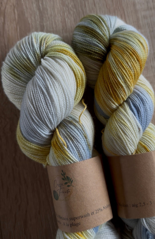 À la plage : Mérinos et nylon