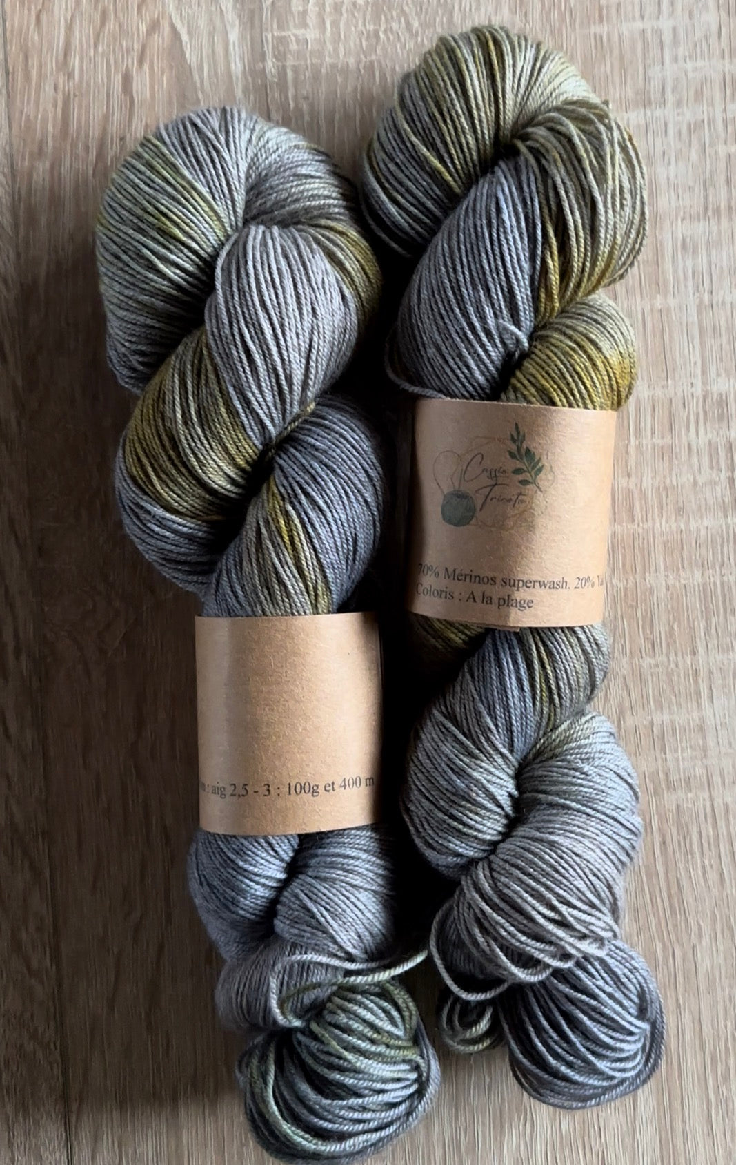 À la plage: Mérinos, Yak, nylon
