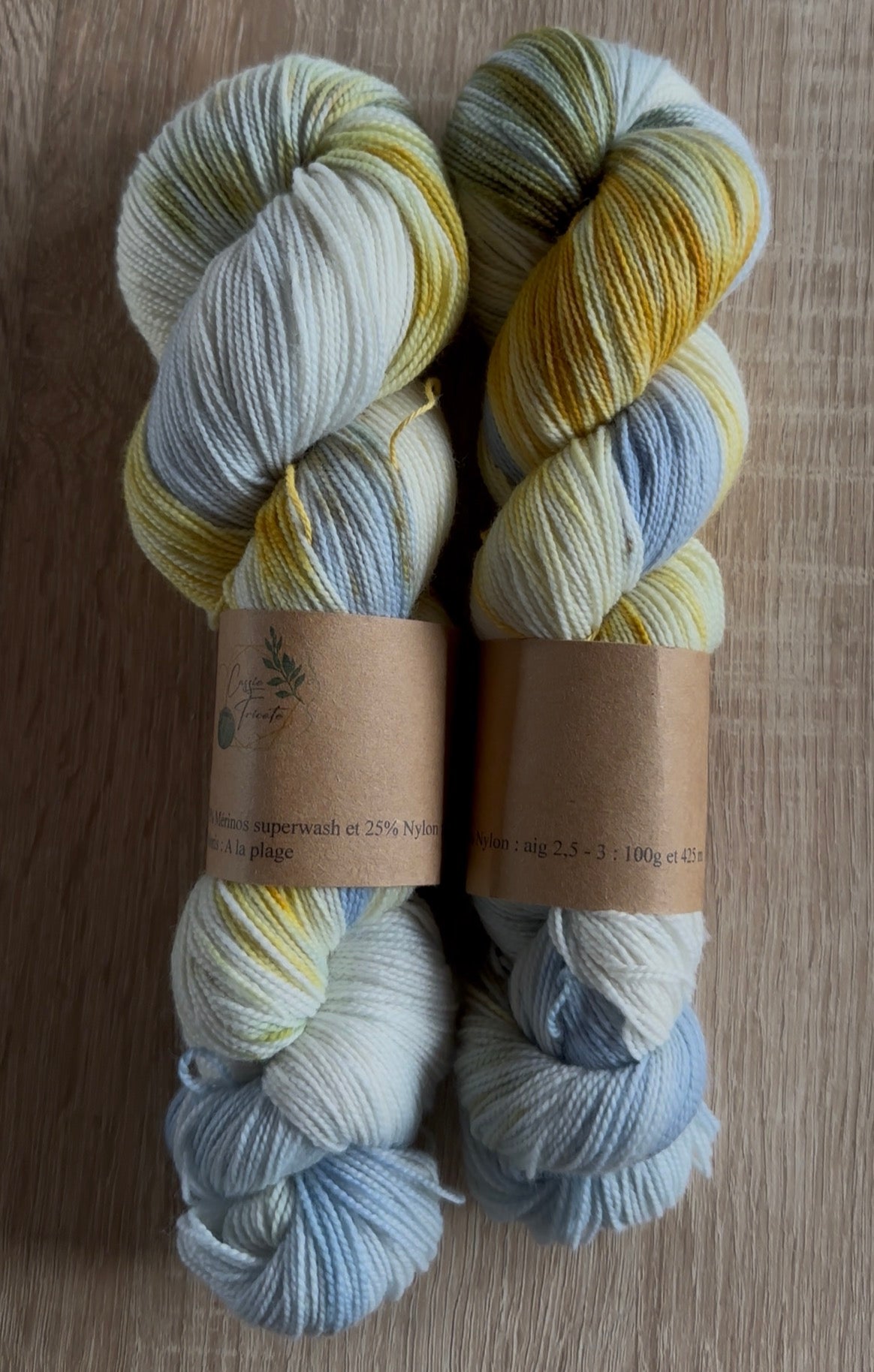 À la plage : Mérinos et nylon