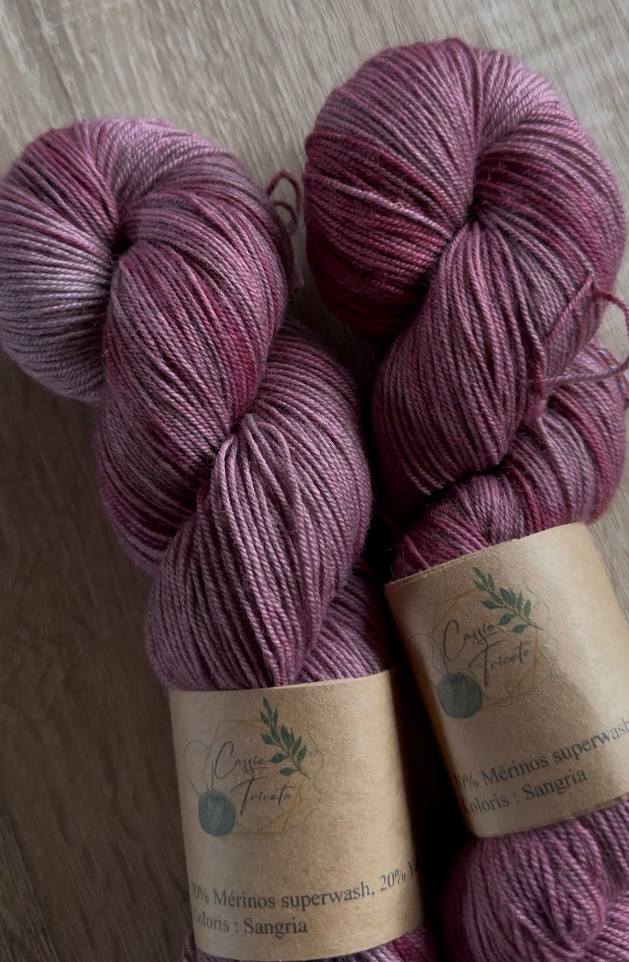 🍷Sangria : Mérinos, Yak, nylon