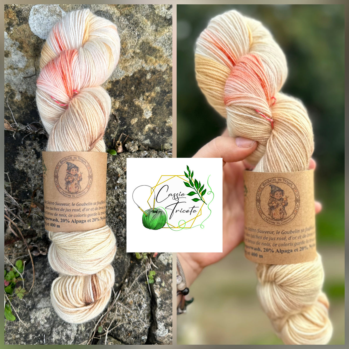 🍎Goubelin du Verger : Mérinos, Alpaga, nylon