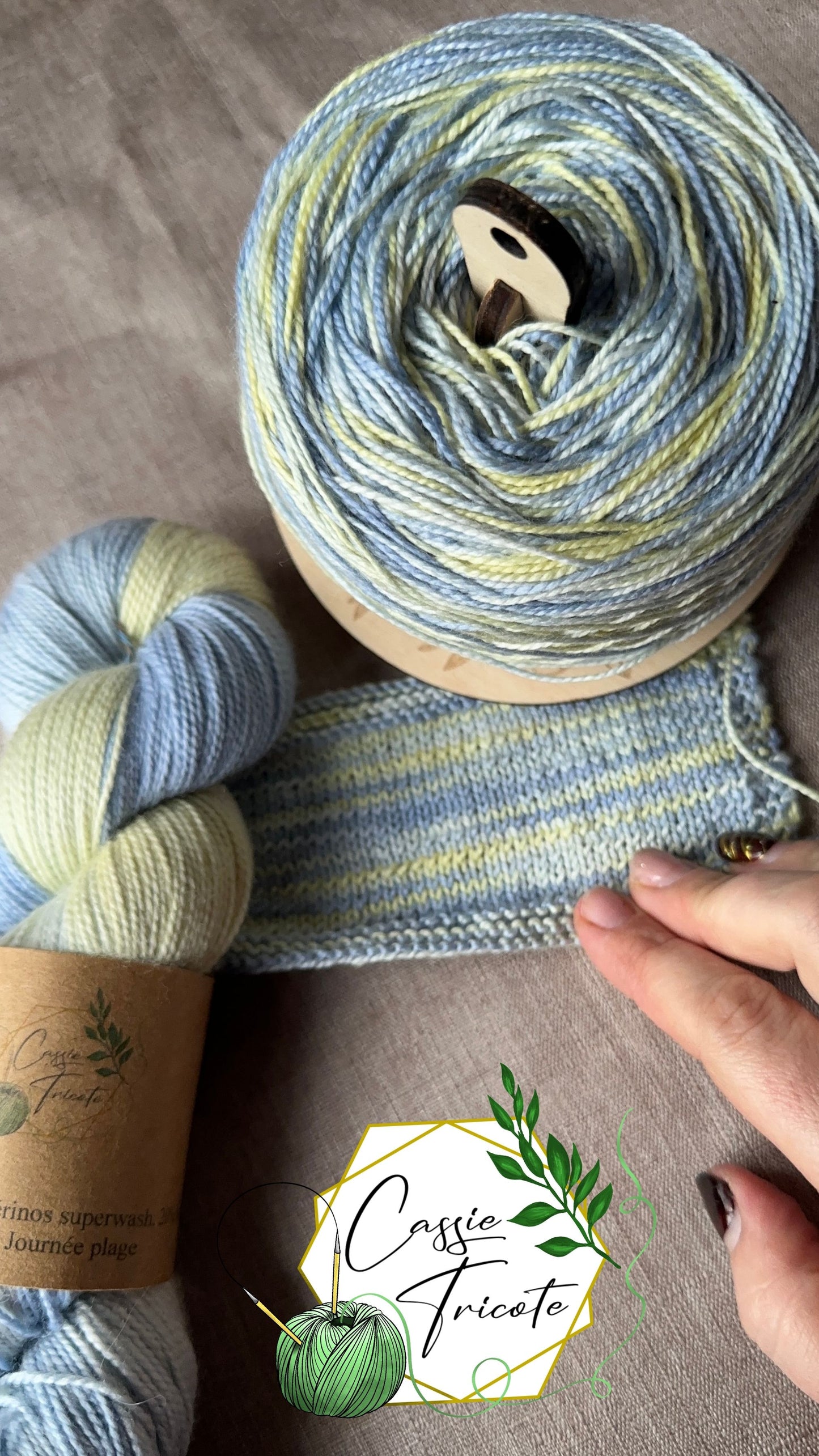 Journée plage: Fingering : Mérinos, Soie