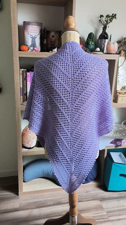 Châle jours de printemps 🪻