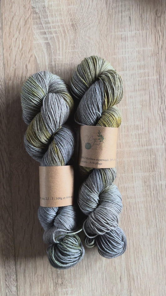 À la plage: Mérinos, Yak, nylon